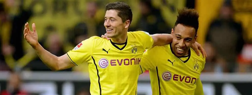 Florentino Pérez no fichó a Aubameyang por estar centrado en Lewandowski