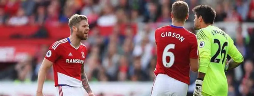 Los primeros problemas de Víctor Valdés con Karanka en el Middlesbrough