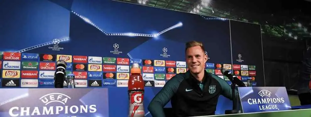 Ter Stegen no oculta lo feliz que le hace haber liquidado a Claudio Bravo