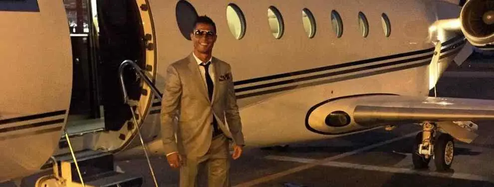 ¡Susto! El avión de Cristiano Ronaldo sufre un accidente (sin consecuencias)