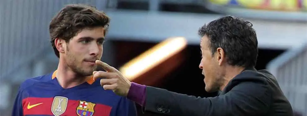 Así ha conseguido enamorar Sergi Roberto a Luis Enrique