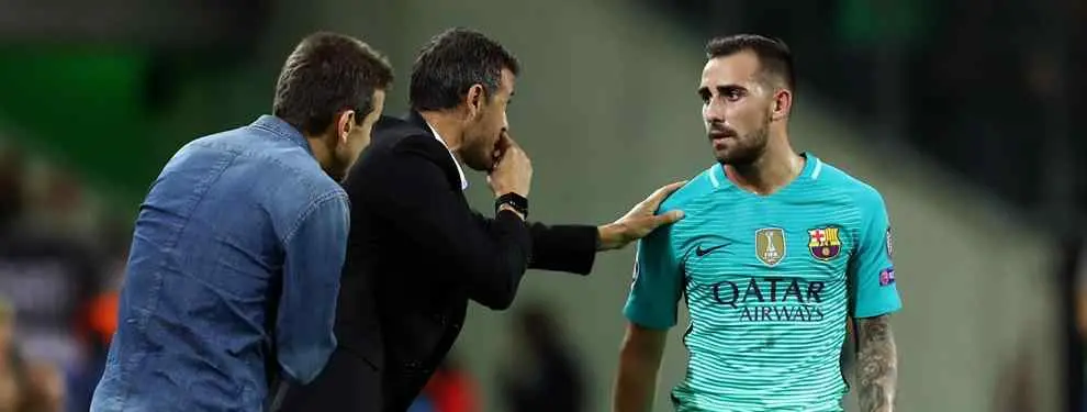 El ridículo de Luis Enrique en Vigo reaviva el drama de Aleix Vidal