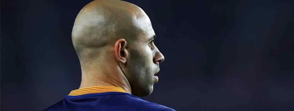 Mascherano puede descubrir ante el City su nuevo rol en el Barcelona