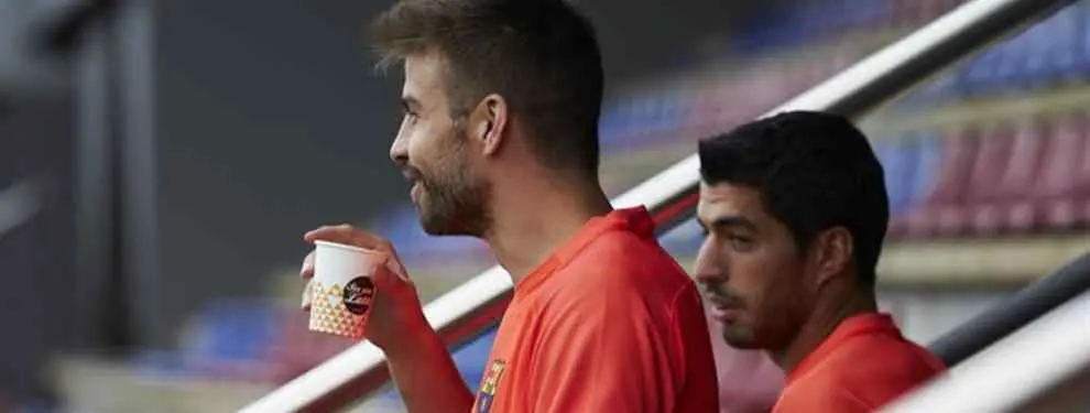 Piqué atiza a Suárez: 