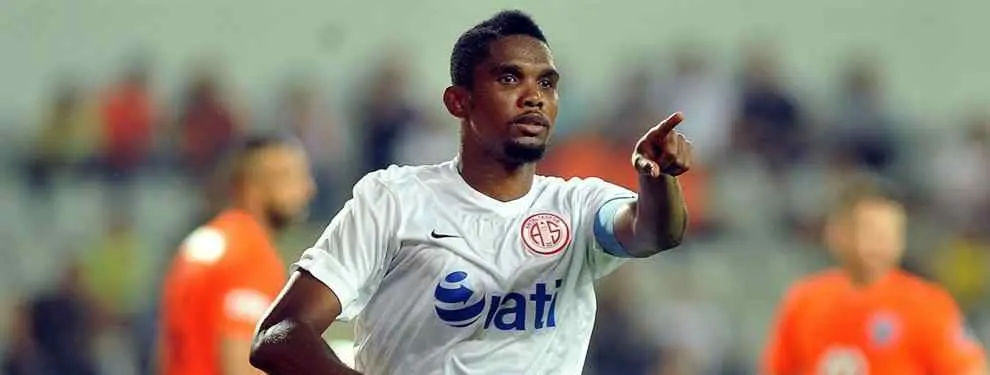 La apuesta osada de Samuel Eto'o con los fans de su equipo en Turquía