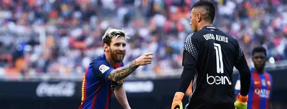 Filtran lo que dijo Diego Alves a Leo Messi antes del penalti