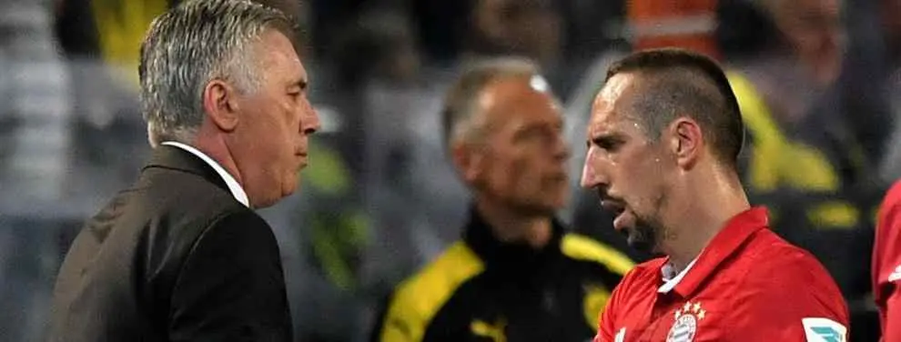 Carlo Ancelotti logra lo que parecía imposible con Robben y Ribery