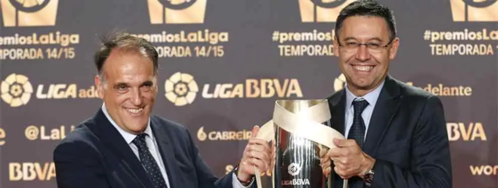 Los jugadores del Barça obligan a Bartomeu a mojarse en contra de Tebas