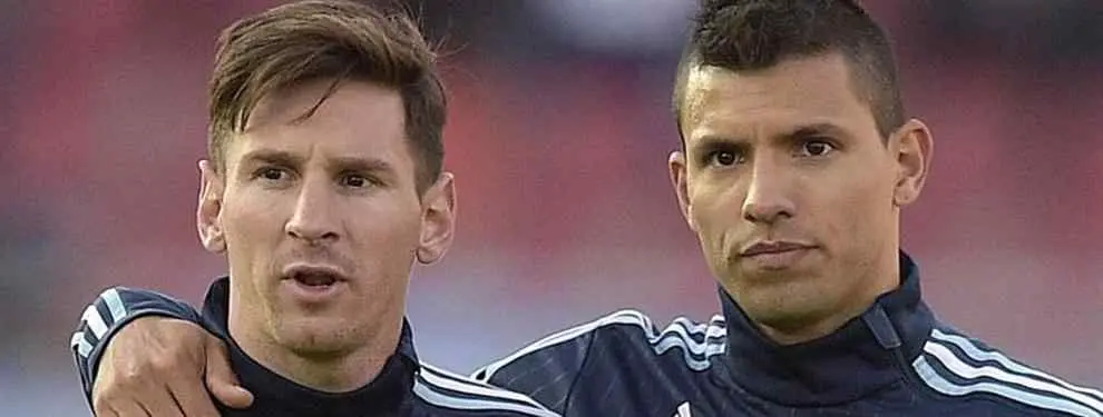 La confesión de Agüero a Messi horas antes de enfrentarse en Manchester