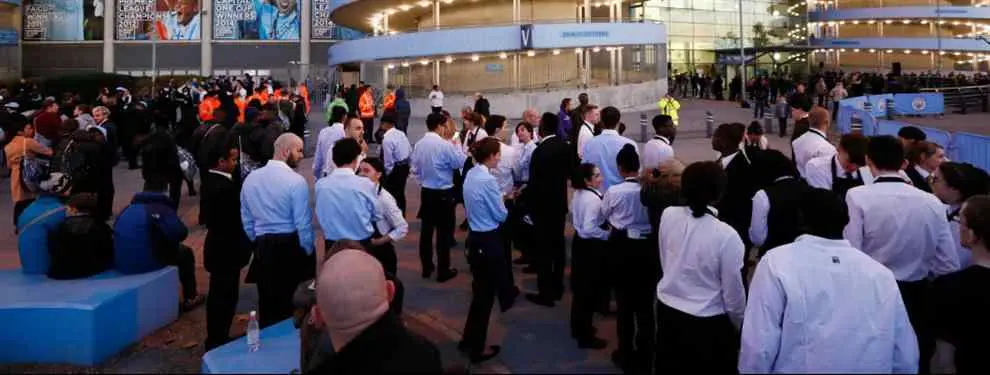 ¿Por qué evacuaron el Etihad Stadium antes del City - Barça?