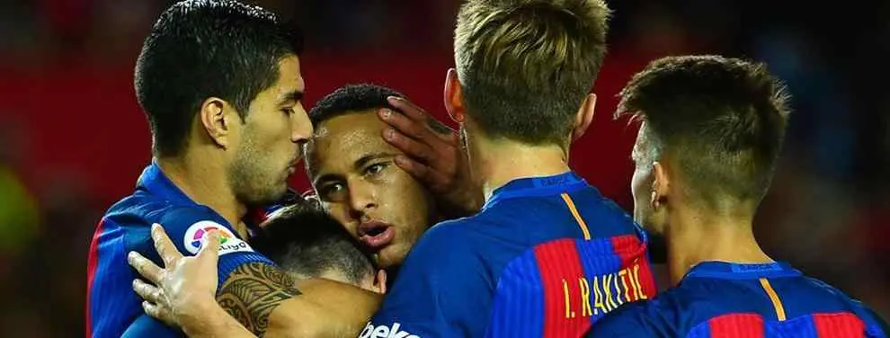El señalado en el vestuario del Barça tras el partido de Sevilla