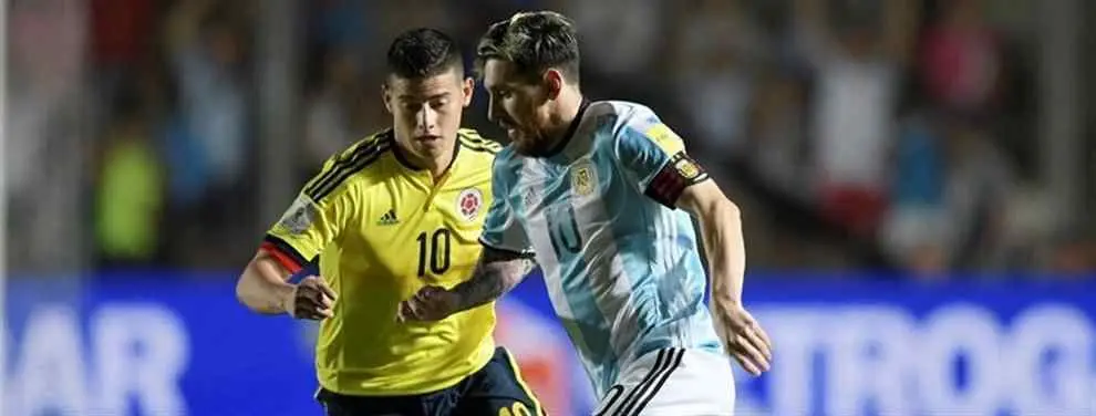 Messi recibe la felicitación de Neymar por su destrozo a James Rodríguez