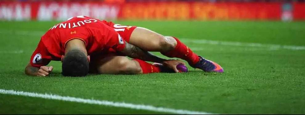 Las peores noticias para el Liverpool sobre la lesión de Coutinho