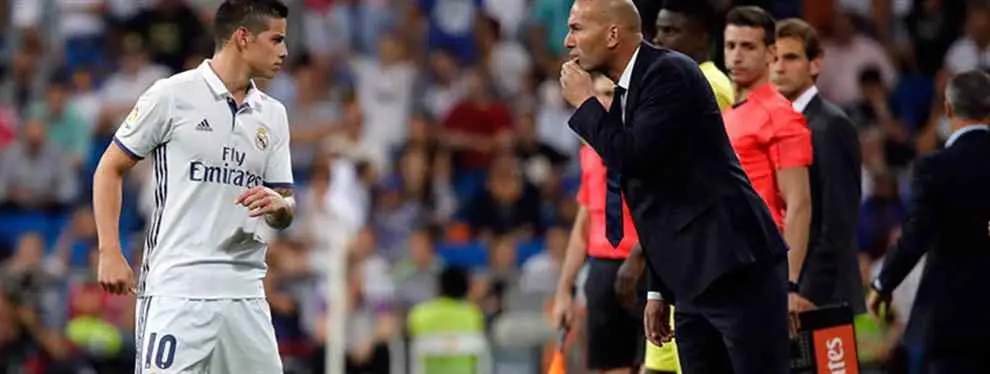 La rebelión (muy seria) de James Rodríguez que pone en un aprieto a Zidane
