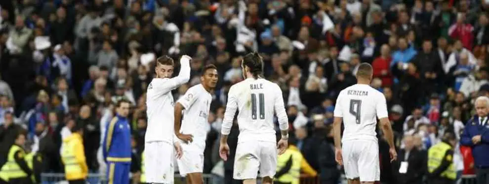 ¡Pillan a un jugador del Real Madrid 'rajando' del público del Bernabéu!