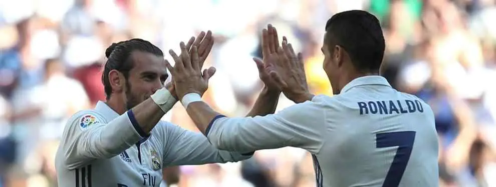 Gareth Bale monta el show con un ataque de celos de Cristiano Ronaldo