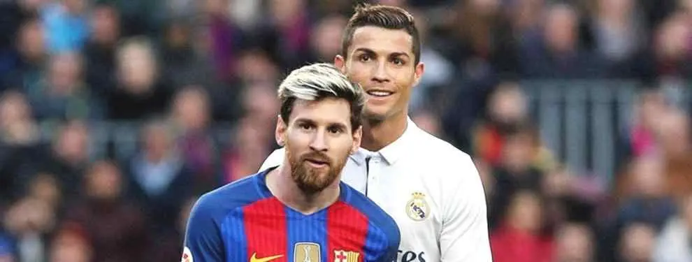 La fea vacilada de Cristiano Ronaldo a Leo Messi