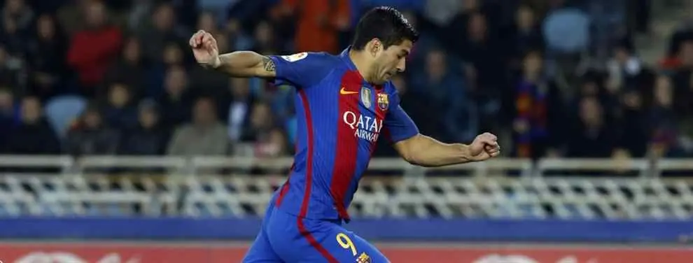 Luis Suárez defiende a Messi atizando a Cristiano Ronaldo
