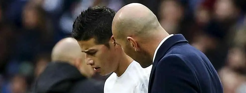 Confidencial: El verdadero motivo del 'Pique' entre Zidane y James Rodríguez