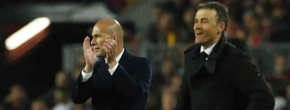 ¡Escándalo! Jugadores del Barça halagan a Zidane para 'matar' a Luis Enrique