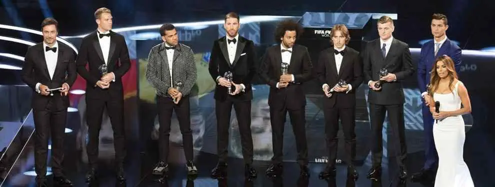 Curiosidades de la Gala The Best: ¿Quién se negó a firmar camisetas del Madrid?