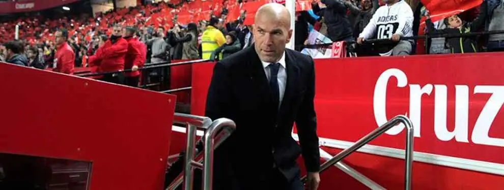 Zidane 'monta el lío'  con un ataque de entrenador en Sevilla (y se lo come)