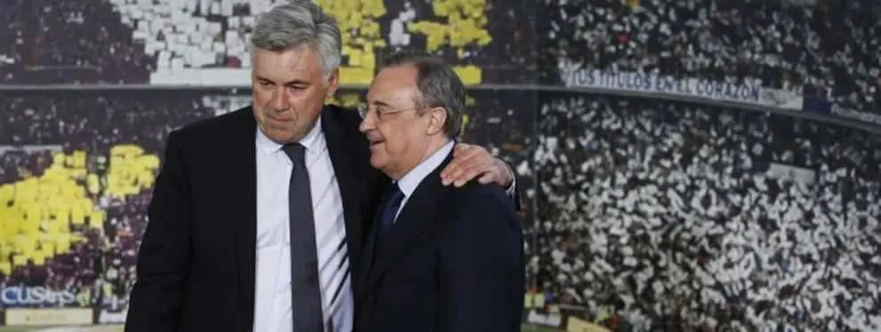 Carlo Ancelotti dinamita un fichaje de Florentino Pérez para el Madrid