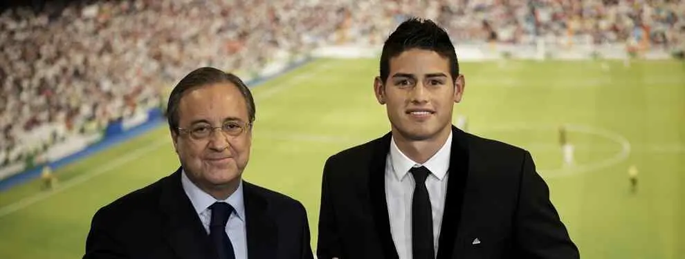 Florentino Pérez acepta una oferta para sacar a James Rodríguez del Real Madrid