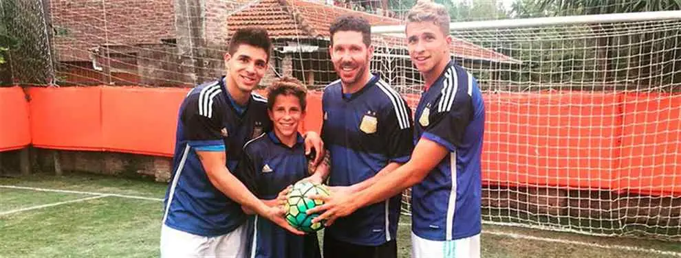 ¡El hijo del Cholo Simeone 'pincha' al Real Madrid! Polémica en las redes