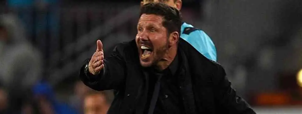 La rajada de Simeone hacia el vestuario (por temor a un desmadre)