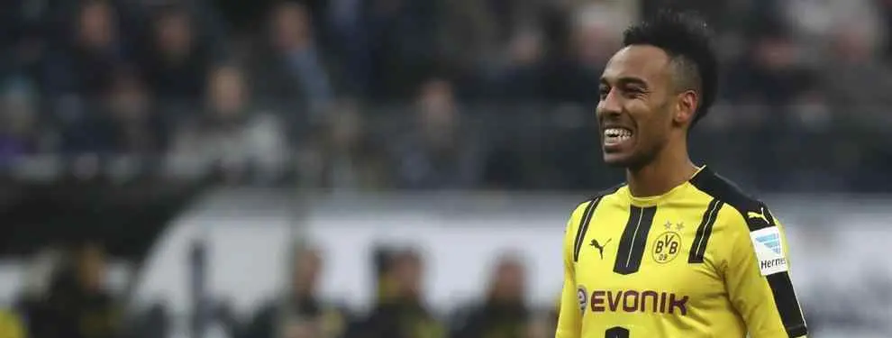 La operación a tres bandas que colocaría a Aubameyang en el Real Madrid