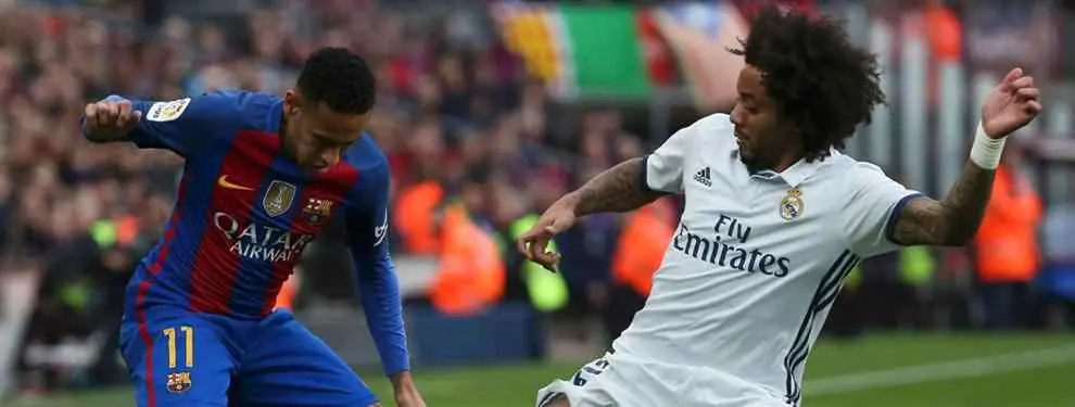 Neymar mete al madridista Marcelo en un lío tremendo