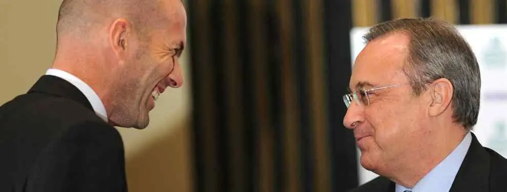 Florentino Pérez le dice a Zinedine Zidane cuánto se puede gastar en fichajes