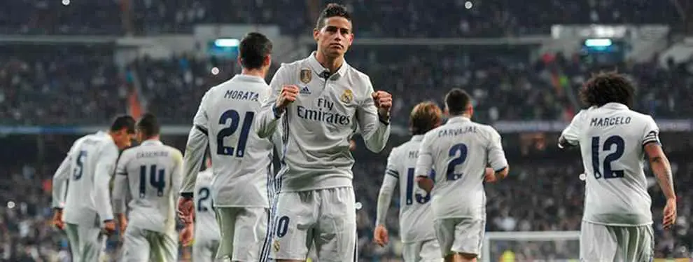 El informe que mantiene a James Rodríguez en el Real Madrid (y le hace de oro)