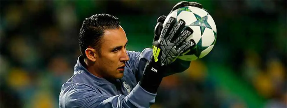 Keylor Navas 'la monta' con un periodista en un entrenamiento (¿nervioso?)