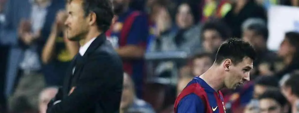 El drama que Luis Enrique oculta en el Barça (con Messi en el punto de mira)