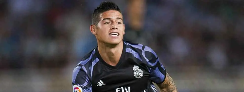 El casting para llevarse a James Rodríguez del Real Madrid tiene ganador