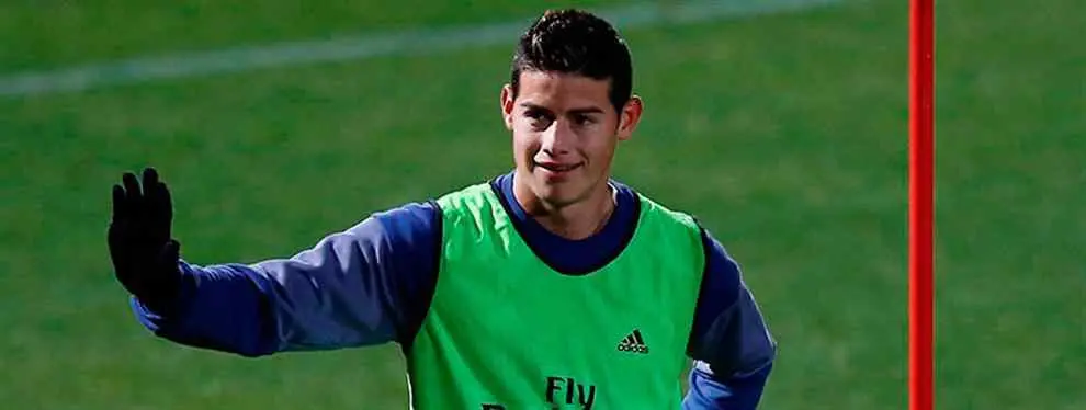 James mete en un problema a Zidane (y el vestuario se pone a mil por hora)