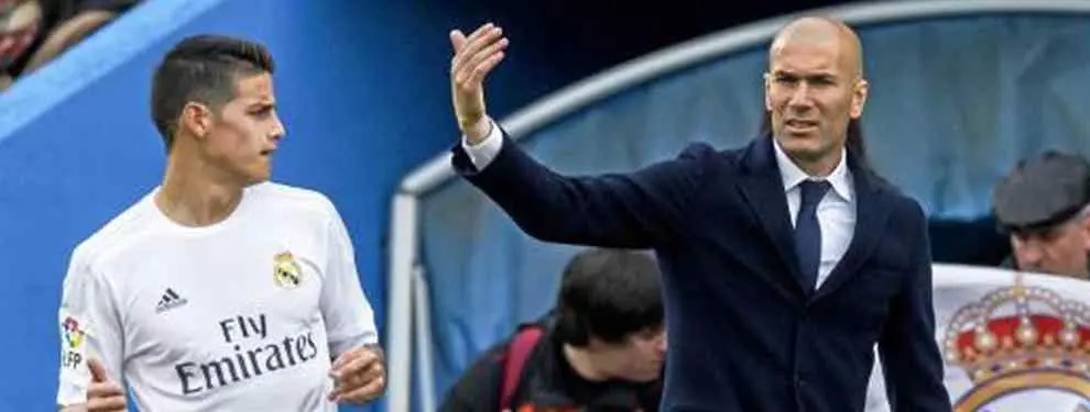 La 'rajada' más dura contra Zidane señala de lleno a James Rodríguez
