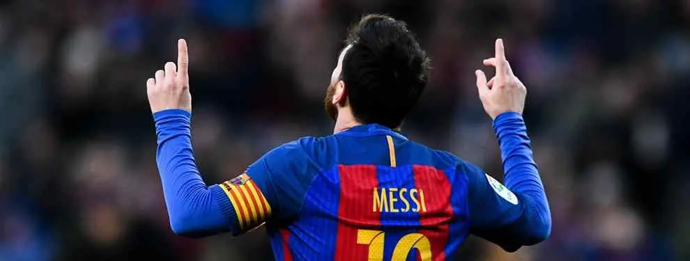 Messi le come la cabeza a un crack para que no vaya al Real Madrid