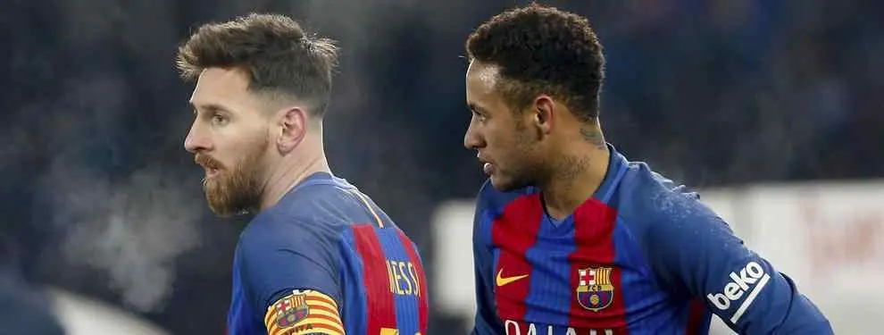 La última tomadura de pelo de Neymar en un entrenamiento del Barça