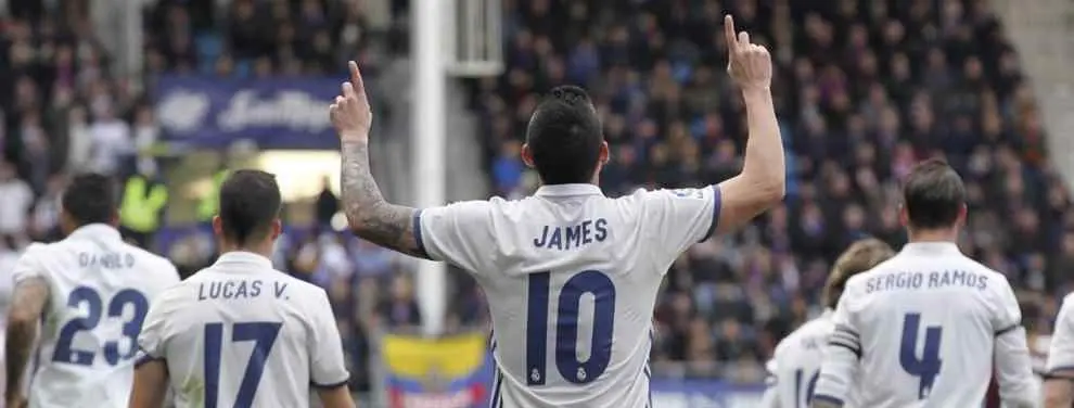 El secreto mejor guardado de James y Zidane en el Real Madrid