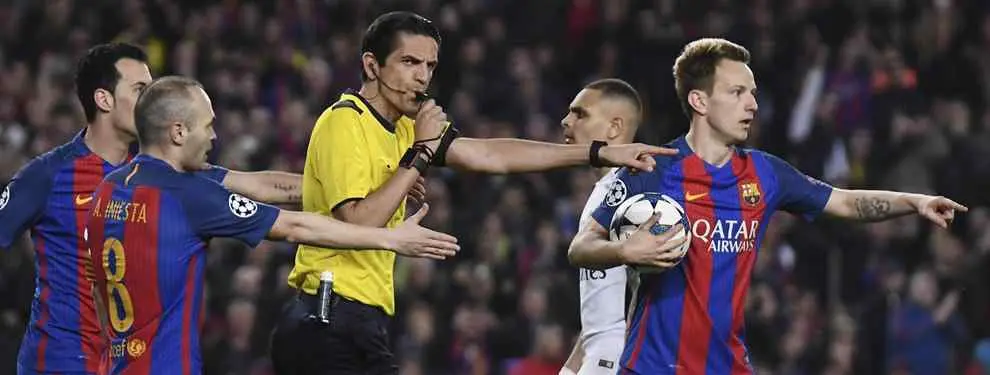 La filtración sobre el arbitraje del Barça - PSG que tiene al Real Madrid de uñas