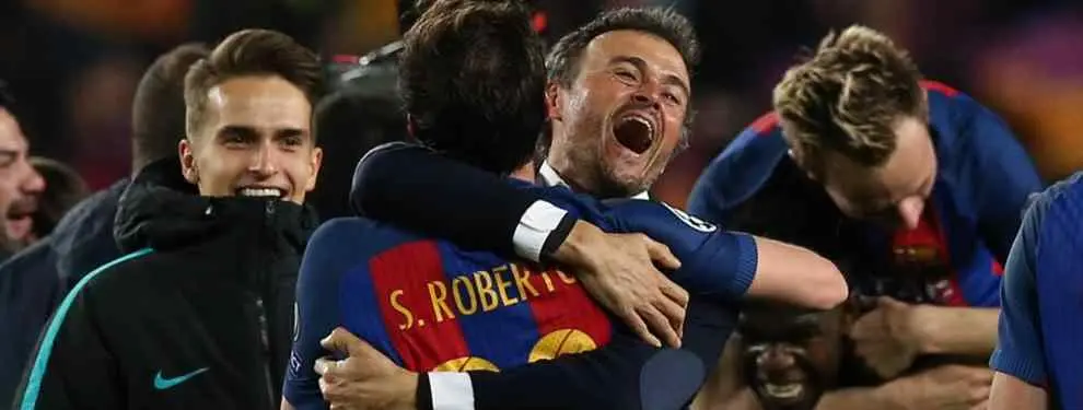 El vestuario del Barça 'se va de la lengua' con Luis Enrique en la fiesta post-remontada
