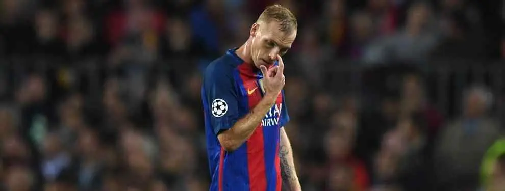 La sorprendente explicacion de Mathieu a su feo gesto tras la remontada del Barcelona