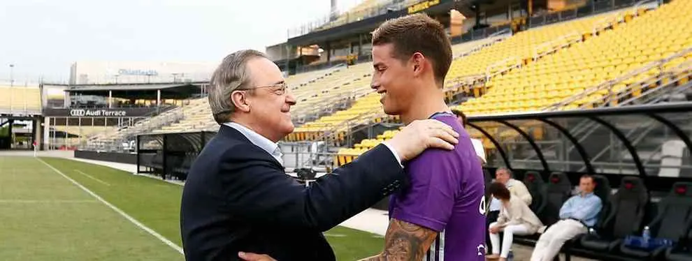 Florentino Pérez mete a James Rodríguez en la operación para cerrar un fichaje bomba del Madrid