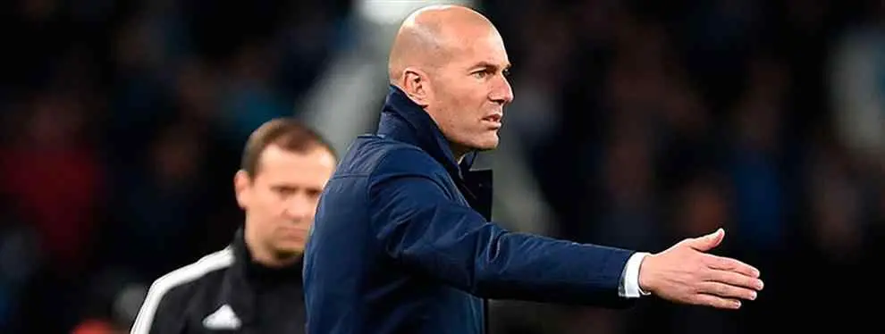 Zidane se la juega con una apuesta 'bomba' en el vestuario del Real Madrid