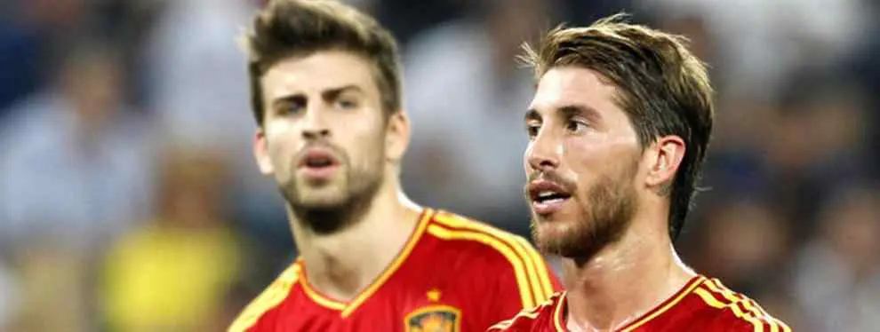 Ramos y Piqué 'montan' el primer jaleo para Lopetegui en la concentración de la Roja