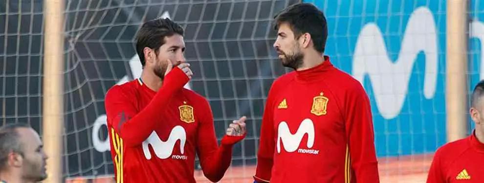 El 'Zasca' a Gerard Piqué de un amigo con mensaje añadido para Sergio Ramos
