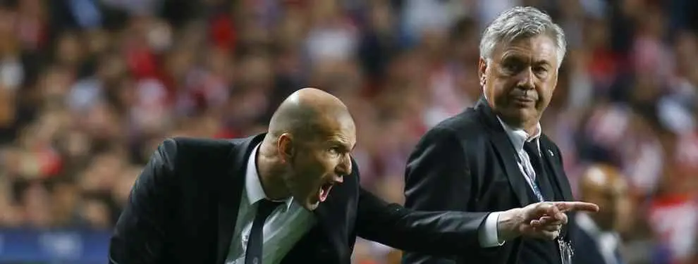 Ancelotti calienta el cruce con el Real Madrid con una puñalada a Zidane